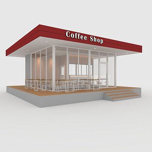3D Coffe Shop 1 model
