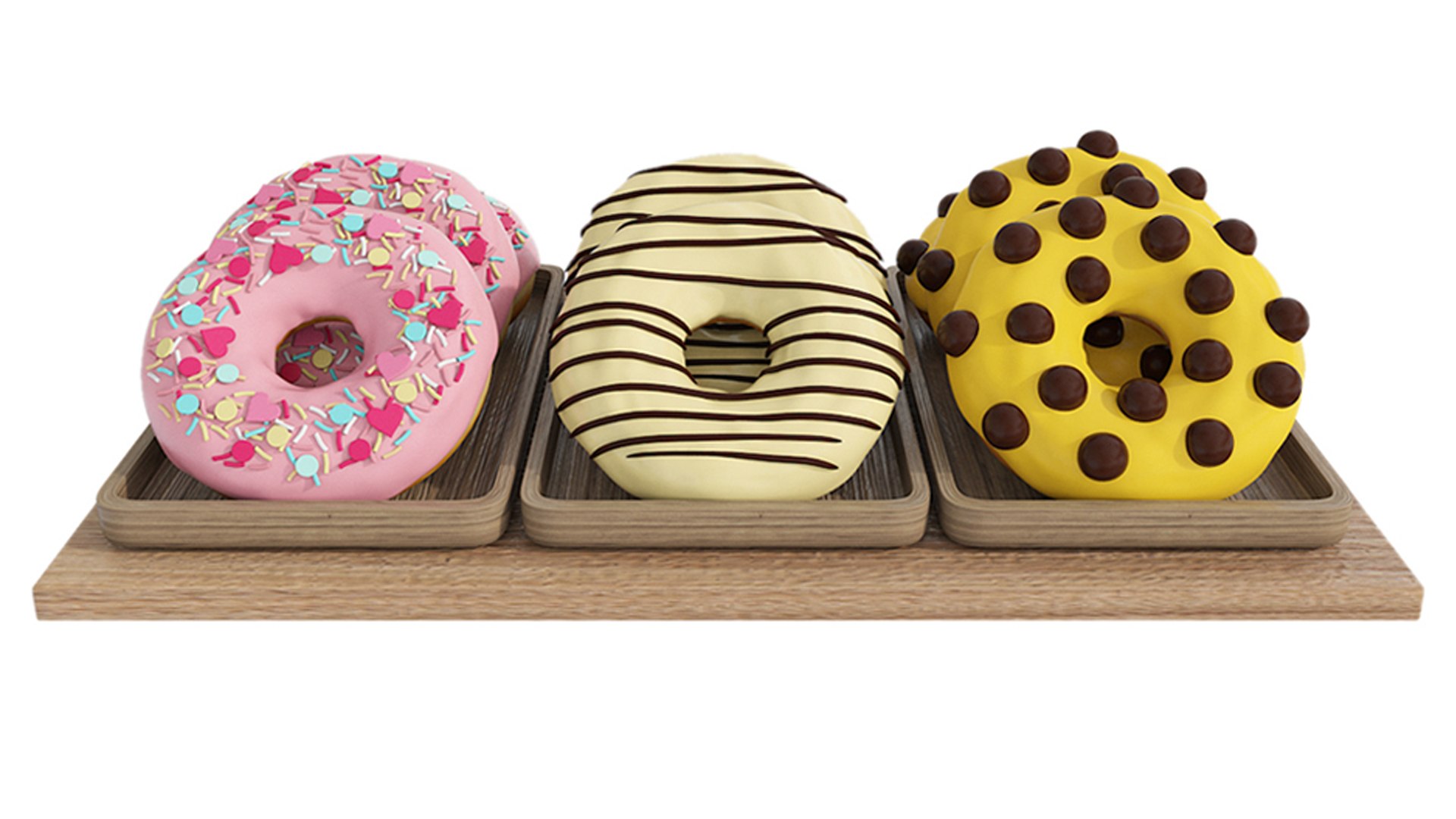 3D Donuts model https://p.turbosquid.com/ts-thumb/Zs/mRKa8O/7S/04/jpg/1755704292/1920x1080/fit_q87/c83b5886d8a62d2d46459a101703719dce975ce6/04.jpg