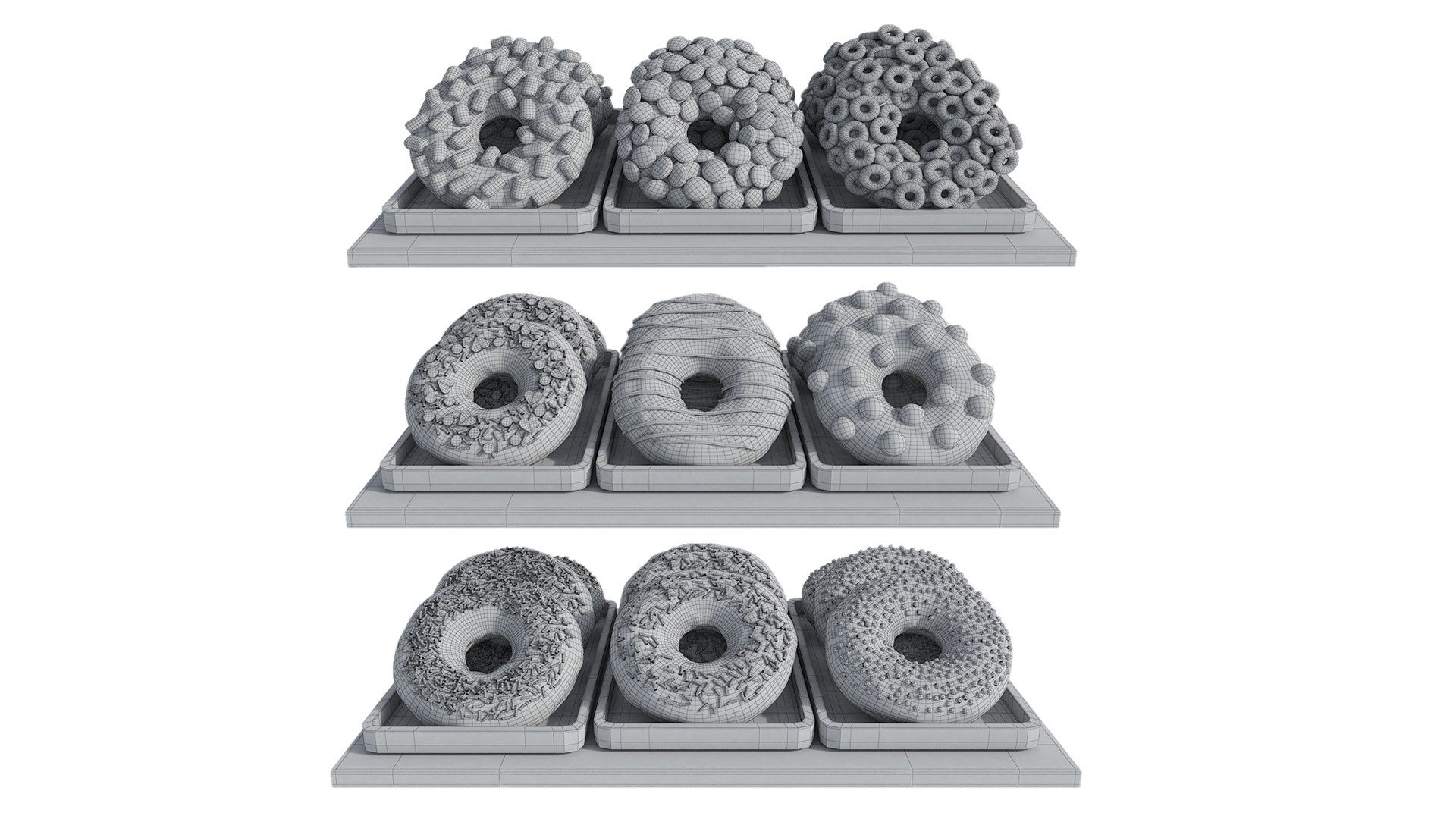 3D Donuts model https://p.turbosquid.com/ts-thumb/Zs/mRKa8O/gH/07/jpg/1755704419/1920x1080/fit_q87/a9a5566617ad31e73941d72217548da72cc4d385/07.jpg