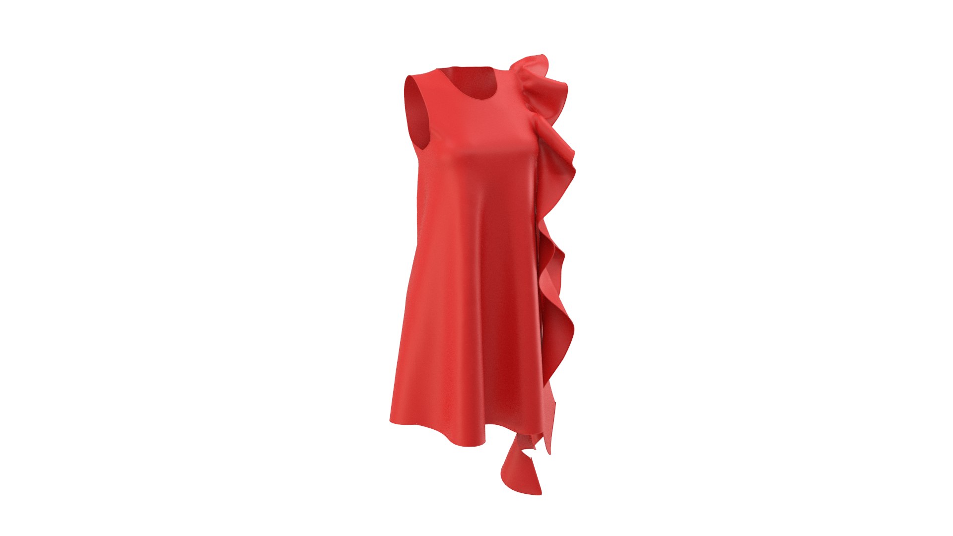 Gown dress 3D model - TurboSquid 1621297