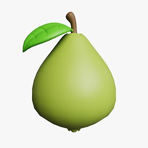 Guava Cartoon Stylized 3D model