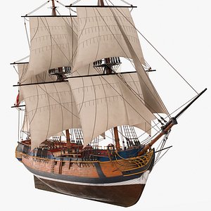 Sailing Ship Artemis 3D