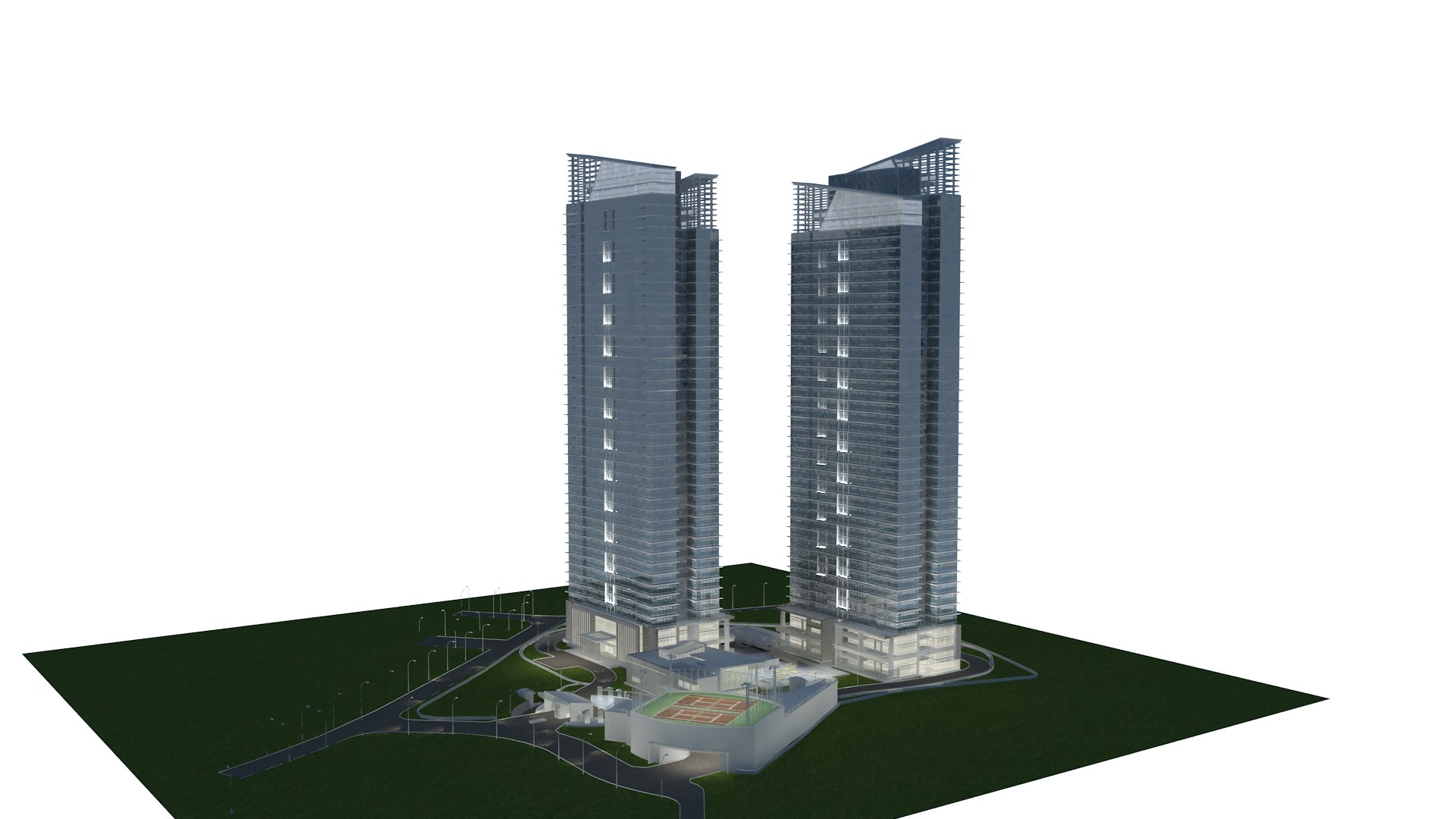 3D Highrise Building - TurboSquid 2522874
