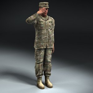 Army Multicam C Rigged