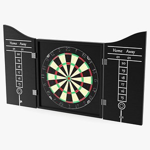 Dartboard Cabinet Set