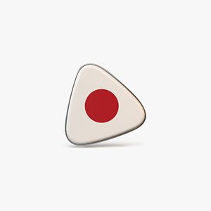 3D Japan Flag Icon