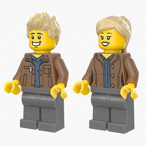 Lego Minifig Male and Female 3 Collection