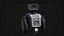 Rover X7 Autonomous Scout Robot  Animated and  Scripted 3D Model
