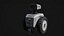 Rover X7 Autonomous Scout Robot  Animated and  Scripted 3D Model