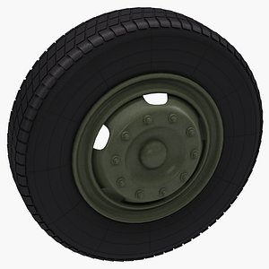 truck wheel 3d model