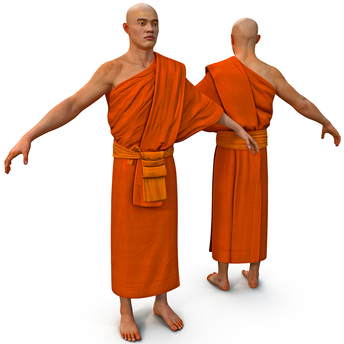 buddhist monk rigged max