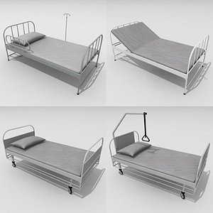 3d hospital beds model