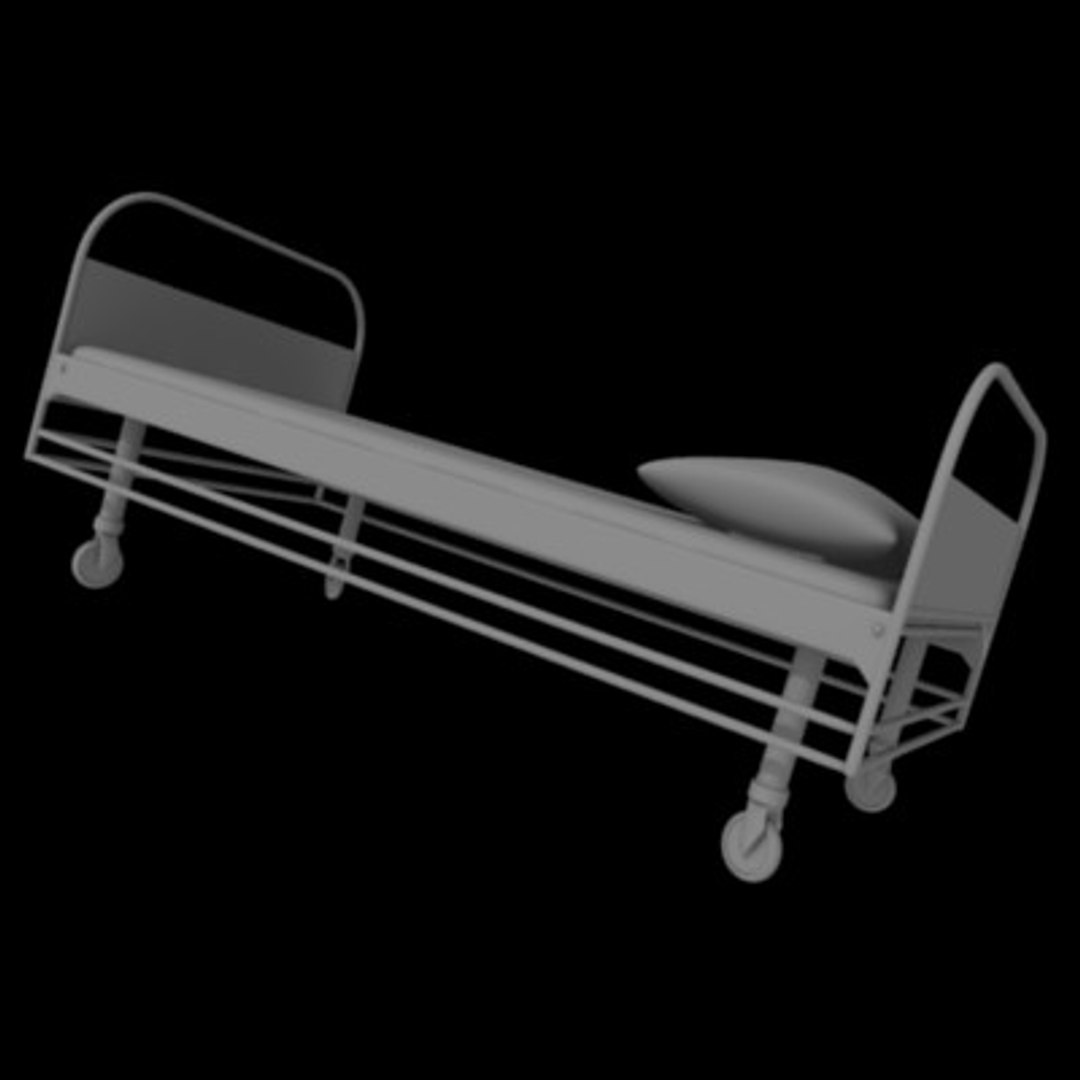 3d hospital beds model