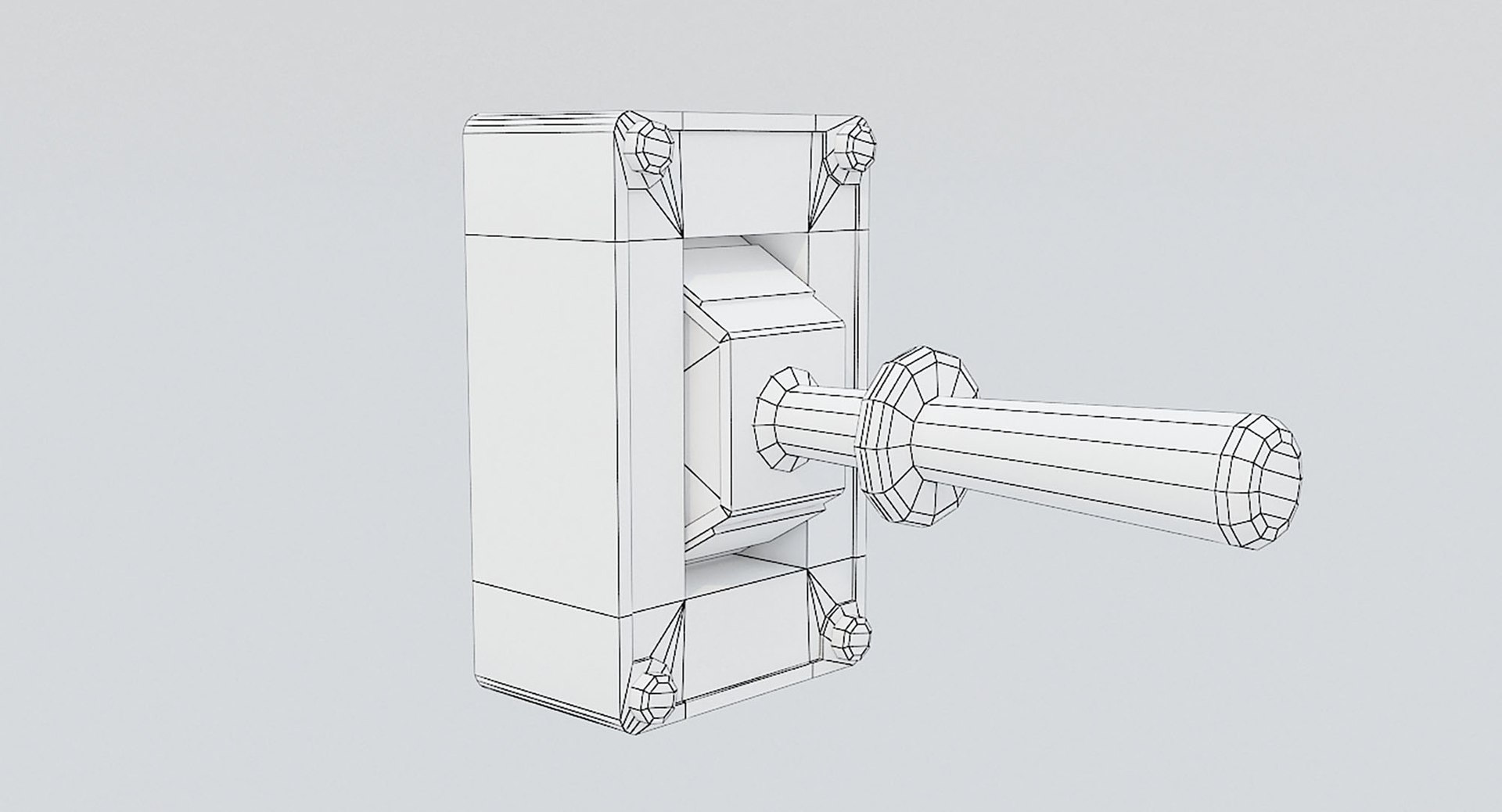Industrial Power On - Off Switch 1 model - TurboSquid 1748622