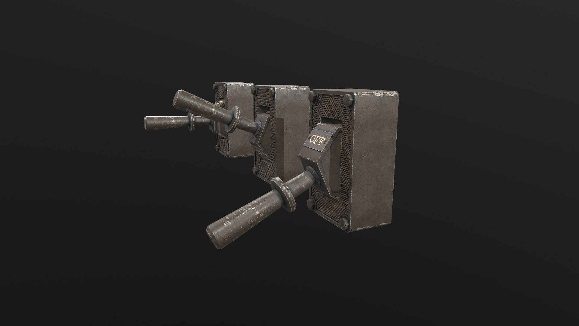 Industrial Power On - Off Switch 1 model - TurboSquid 1748622