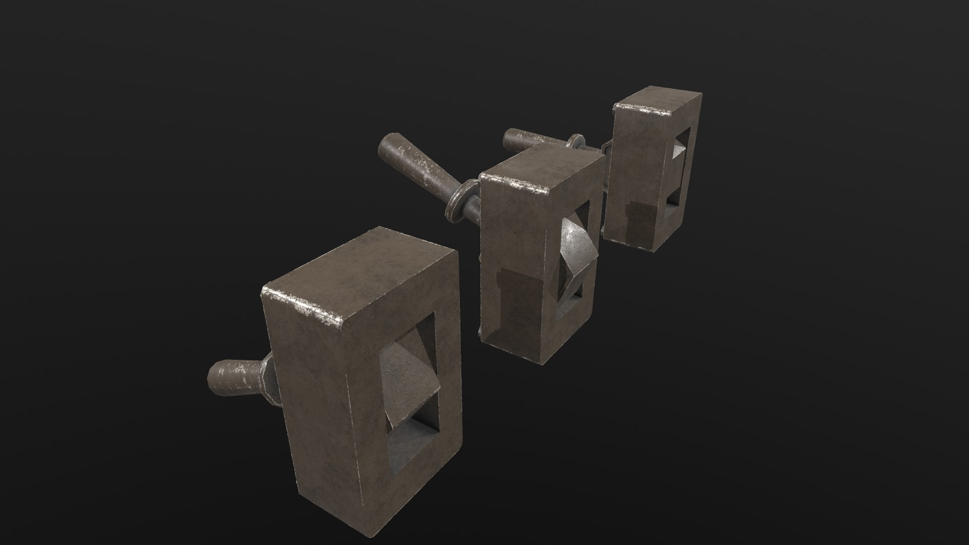 Industrial Power On - Off Switch 1 model - TurboSquid 1748622