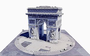 Arc de Triomphe - Triumphal Arch 3D model
