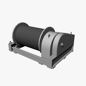 tug winch 3d max