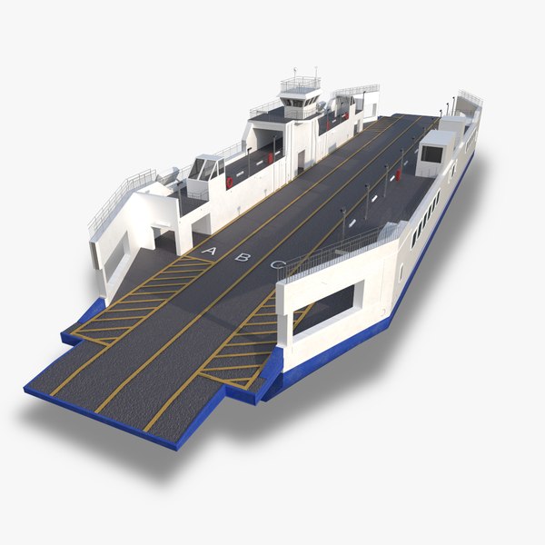 modelo 3d Ferry de Torpoint - TurboSquid 2335718
