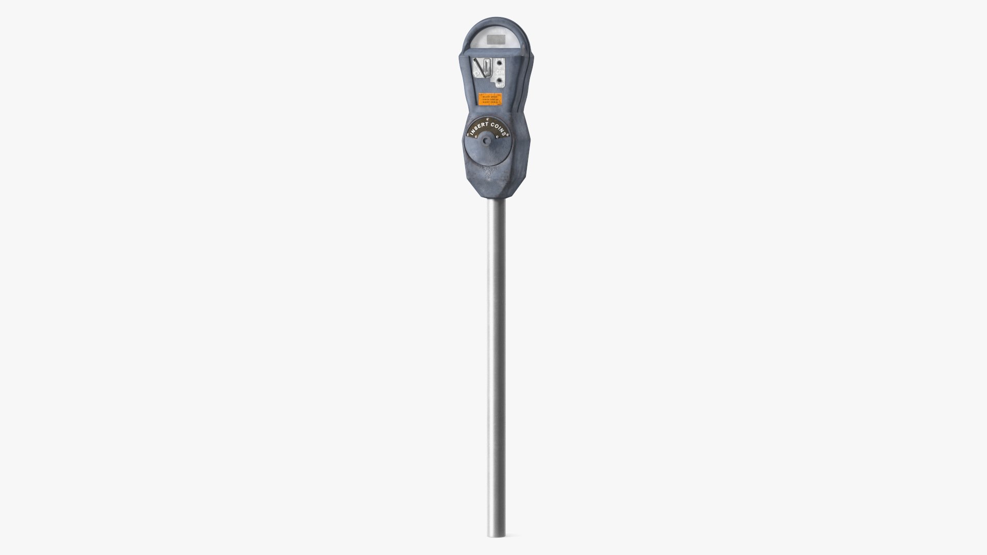 Parking Meter Dirty 3D model preview