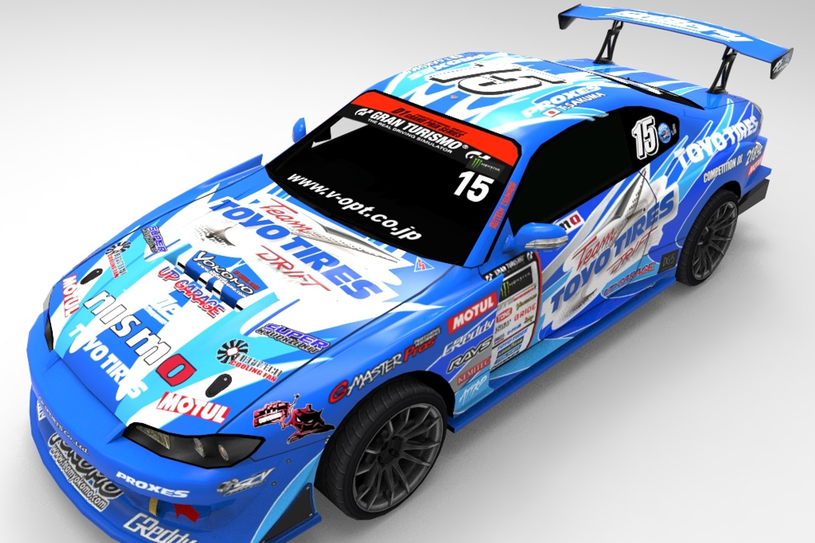 Racing Car D1 3d Model