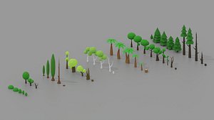 trees 3D model