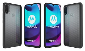 Motorola Moto E20 Gray 3D model