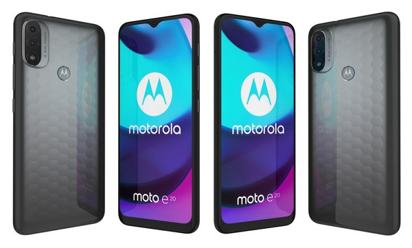 Motorola Moto E20 Gray 3D model