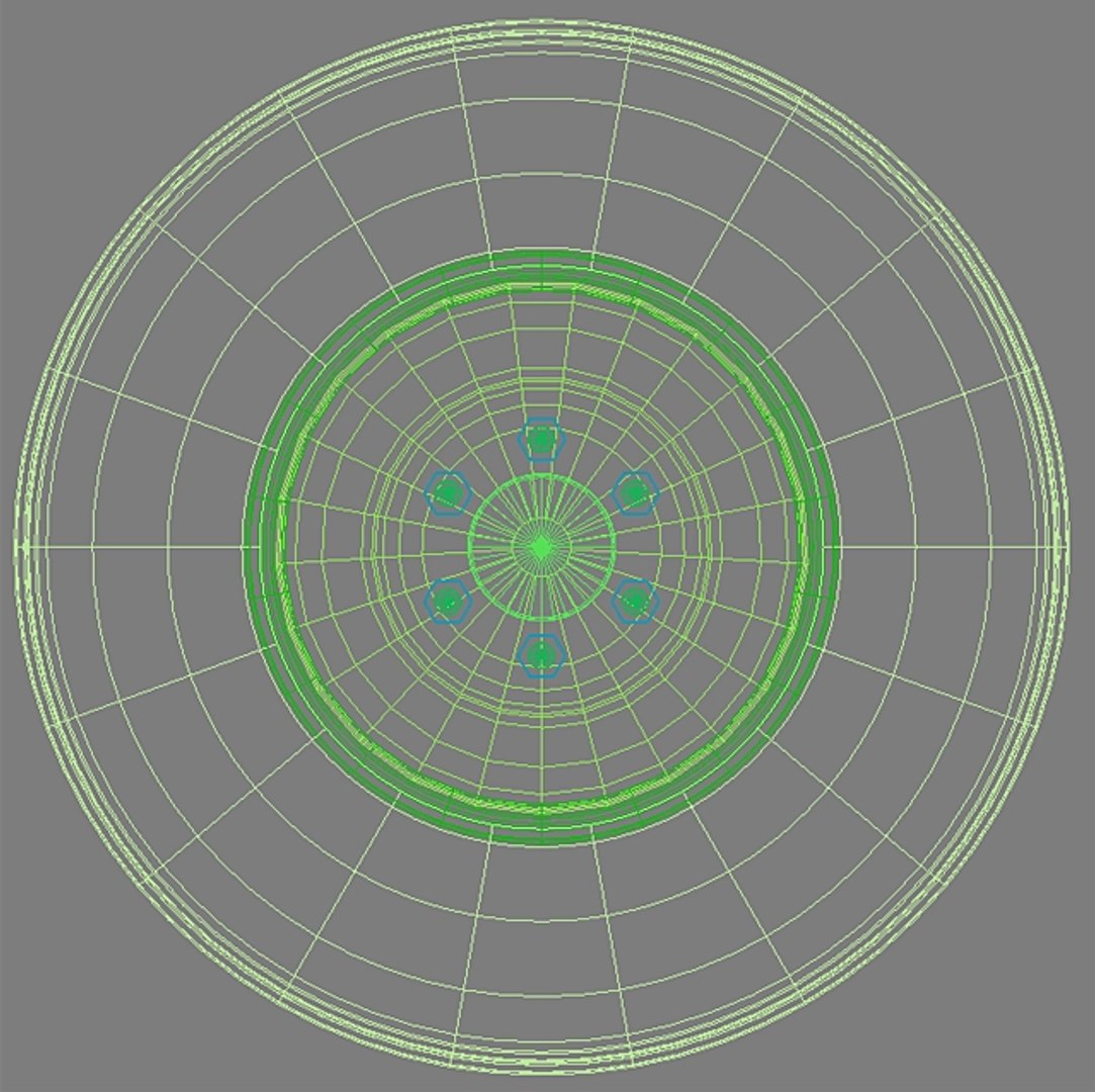 Small Chubby Wheel 3d Model