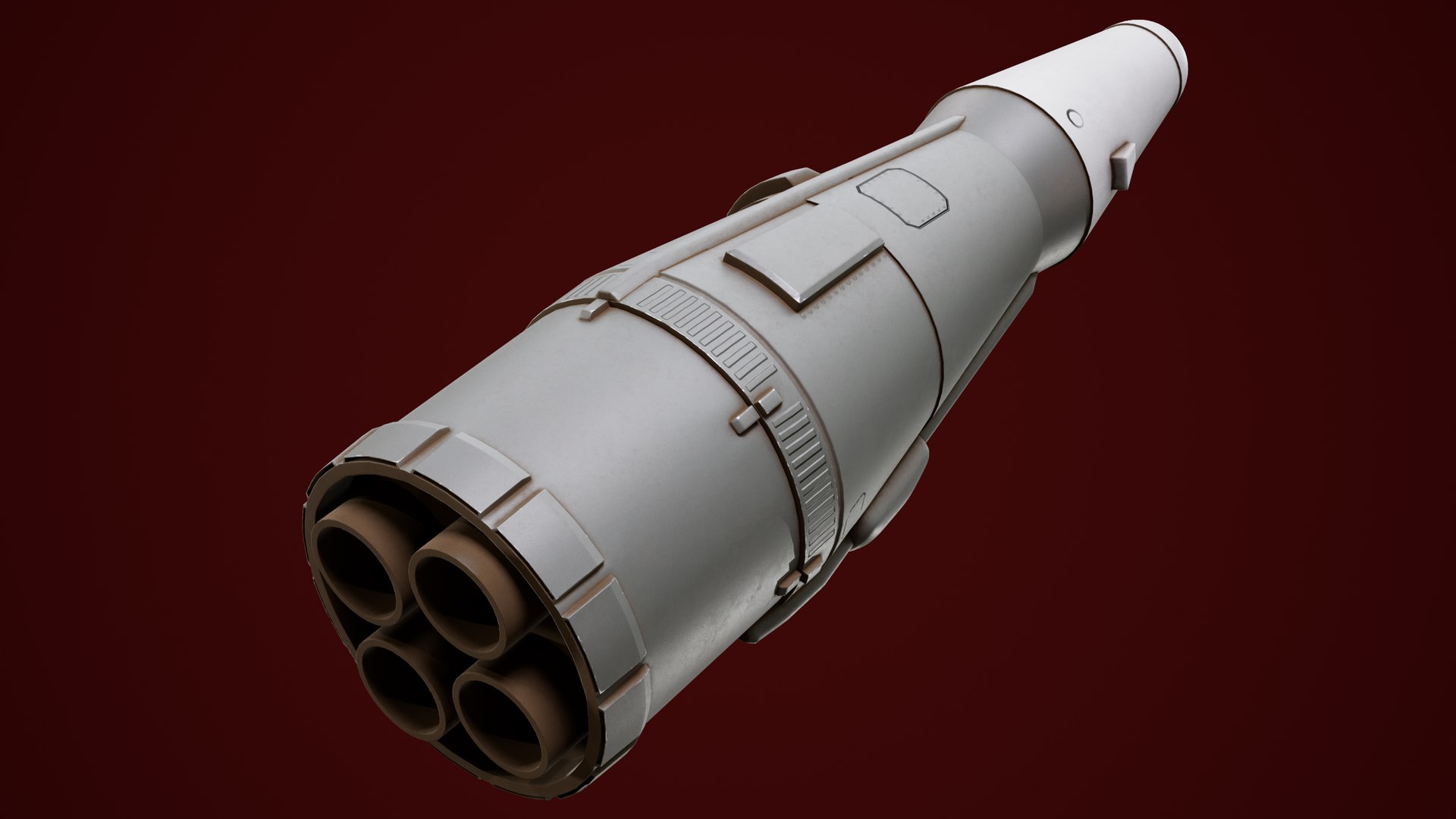 R-9A Desna Ballistic Missile 3D Model - TurboSquid 1857610
