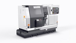 3D lathe turret machine GOODWAY GS-260MS Koordinate cnc model