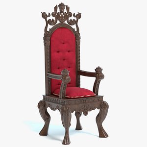 throne chair 3D model