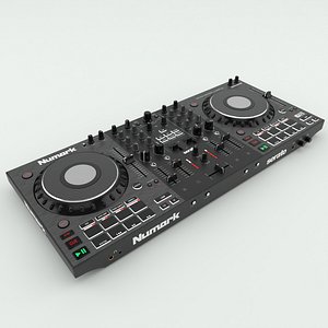 3D Professional 4 - Deck DJ Controller Numark NS4FX model