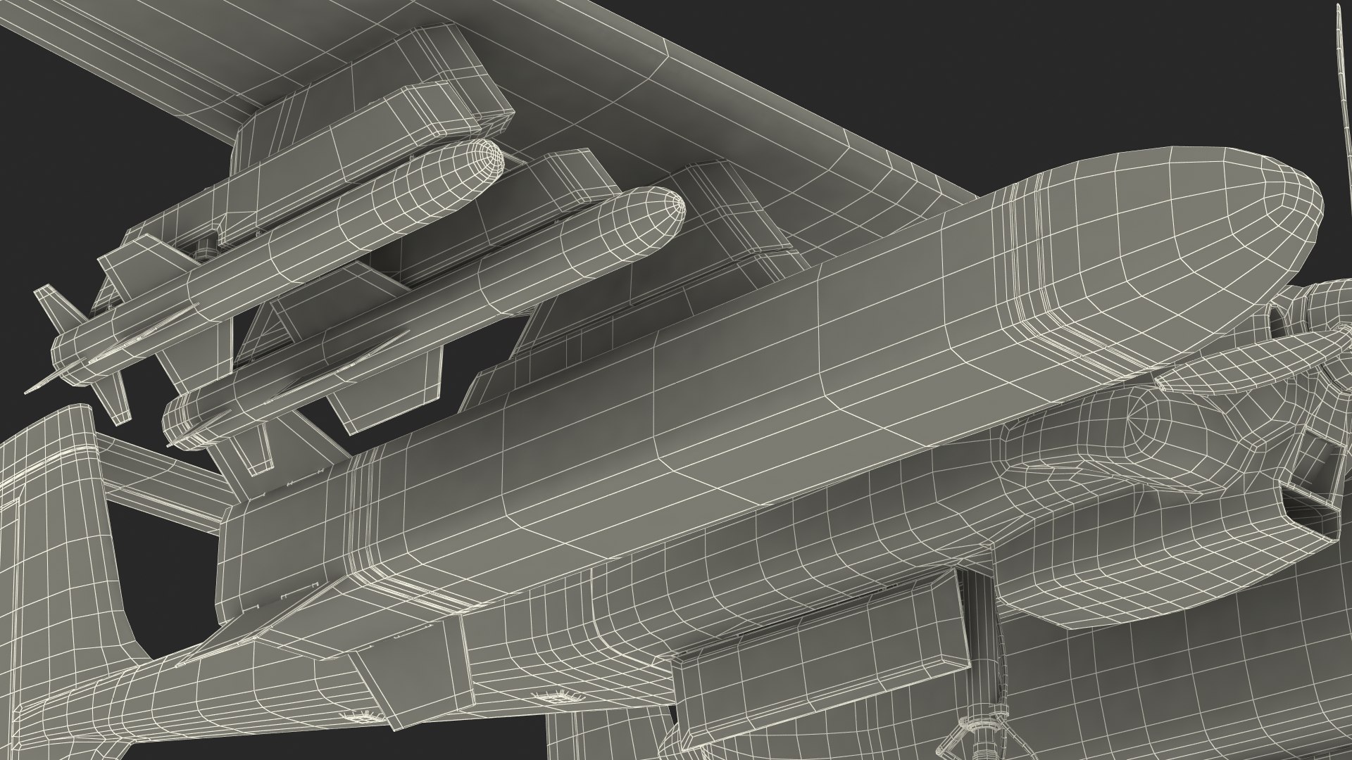 3D Twin-Boom Unmanned Combat Aerial Vehicle - TurboSquid 2055049