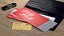 Carte d'embarquement rouge