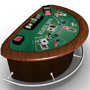 Blackjack table