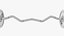 weight bar curved model