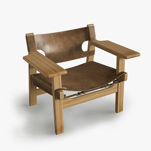 3d model mogensen spanish chair