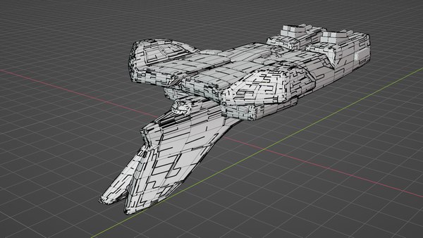 modelo 3d Nave espacial futurista de ciencia ficción 3 - TurboSquid 2192643