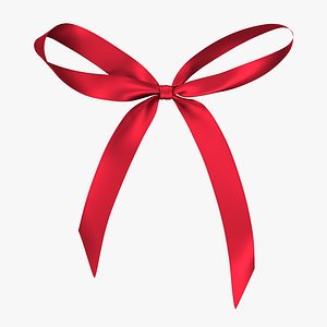 3D Gift Bow 4v PBR