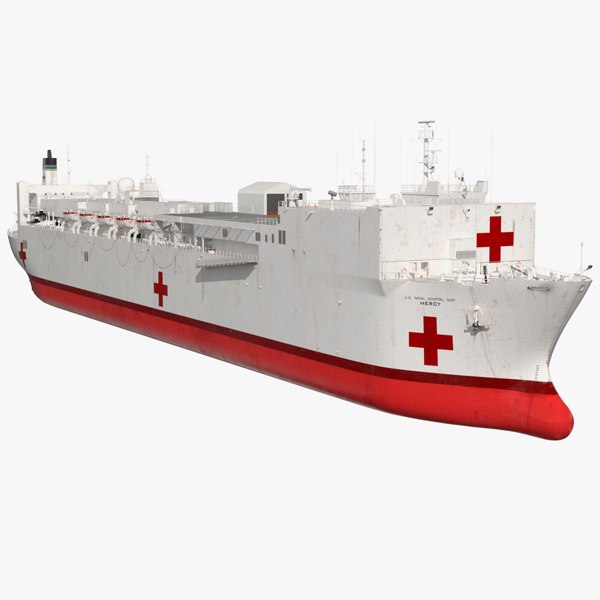 modelo 3d Buque hospital USNS Mercy T-AH 19 - TurboSquid 2395889