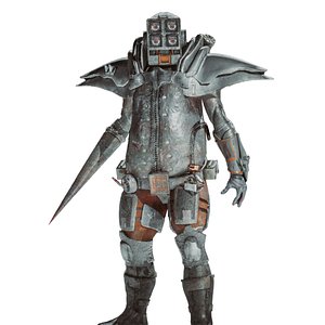3D Realistic Game-Ready Main Character - Fully Rigged  Textured model