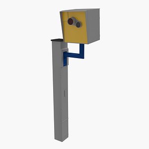 truvelo uk speed camera 3D model