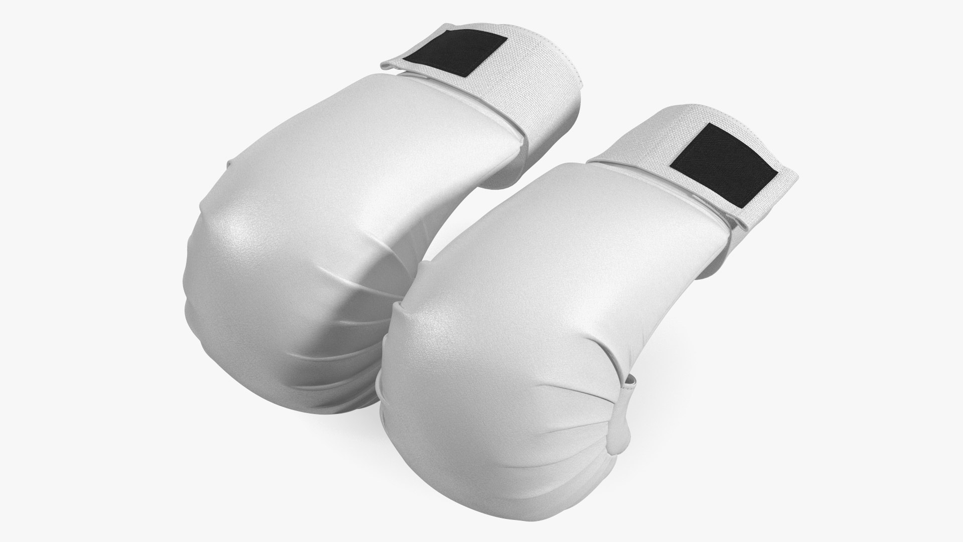 3D Sports Combat Gloves White model TurboSquid 2144478