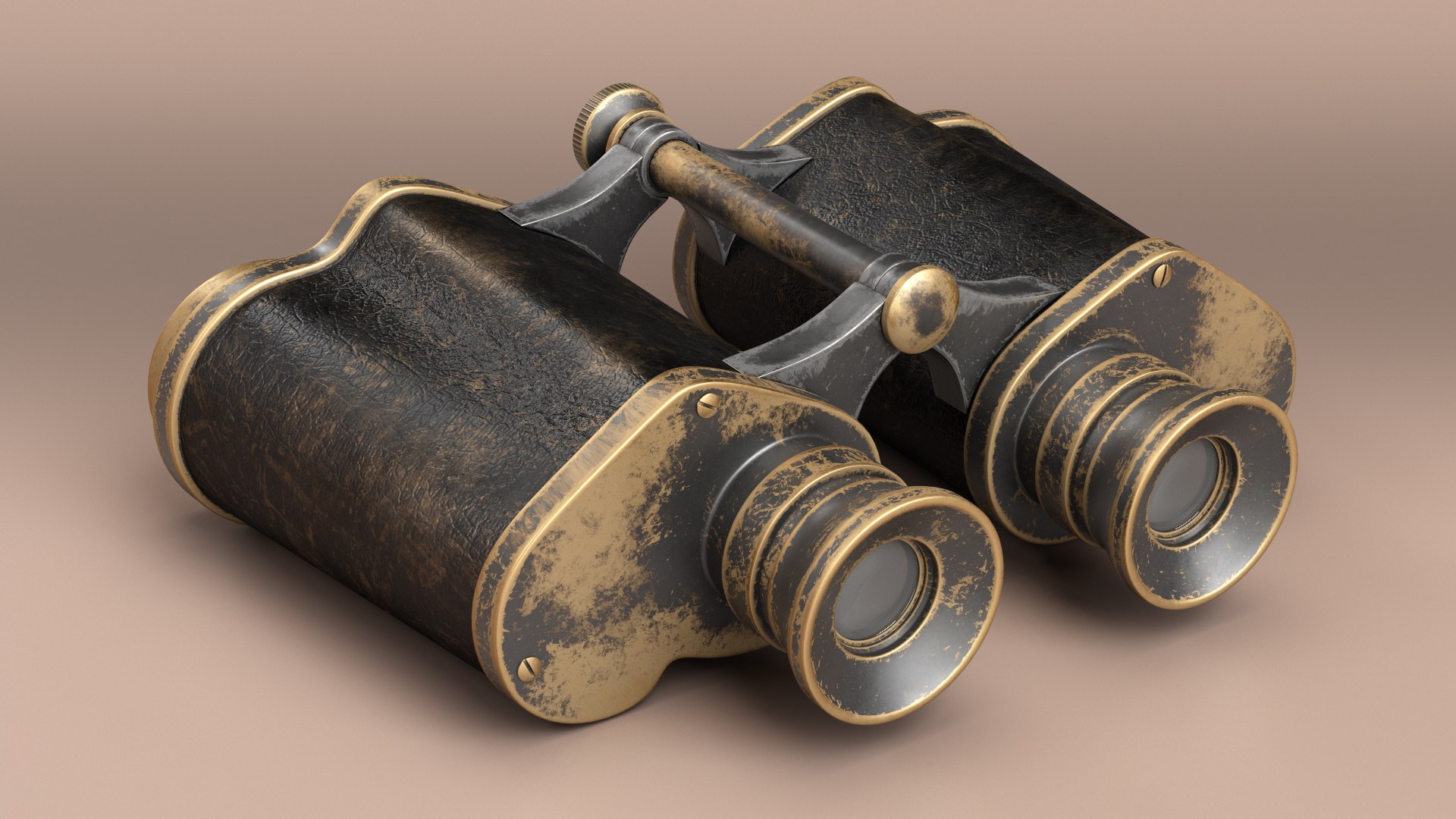 3D Antique Navy Binoculars TurboSquid 1797459