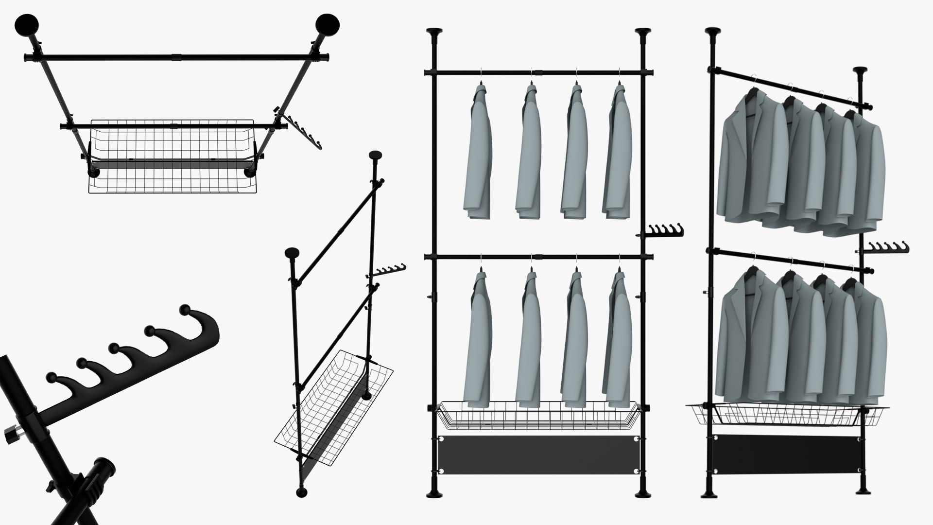 Adjustable Clothing Rack 3D model https://p.turbosquid.com/ts-thumb/Zu/IMCPWS/O1/ren0/png/1786819853/1920x1080/fit_q87/6722fc570f0ce02acd3961e68236ec374b5544ea/ren0.jpg