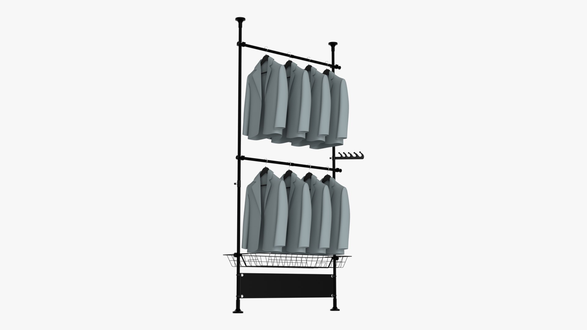 Adjustable Clothing Rack 3D model https://p.turbosquid.com/ts-thumb/Zu/IMCPWS/ui/ren10/png/1786819857/1920x1080/fit_q87/94c9ab0e90396e3c9a05a56208b557aa0af31742/ren10.jpg