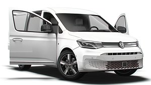 VWCaddyCargoSWBHQInterior2025 3D model