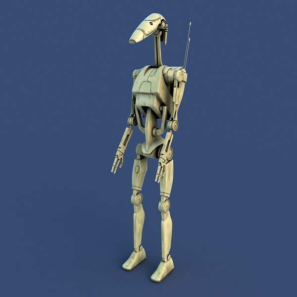 Star Wars - Battle Droid with STAP | 3D model