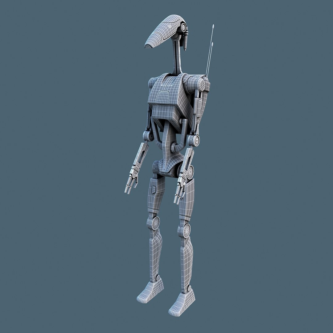 Battle Droid Star Wars 3d Model